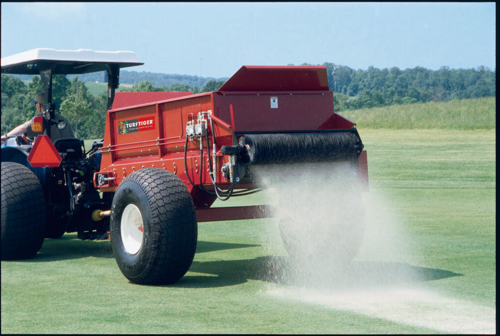 Millcreek | Large Top Dresser | Model 4300 Turf Tiger | 7,500 lbs Capacity | Horsepower 35 HP | For Tractor