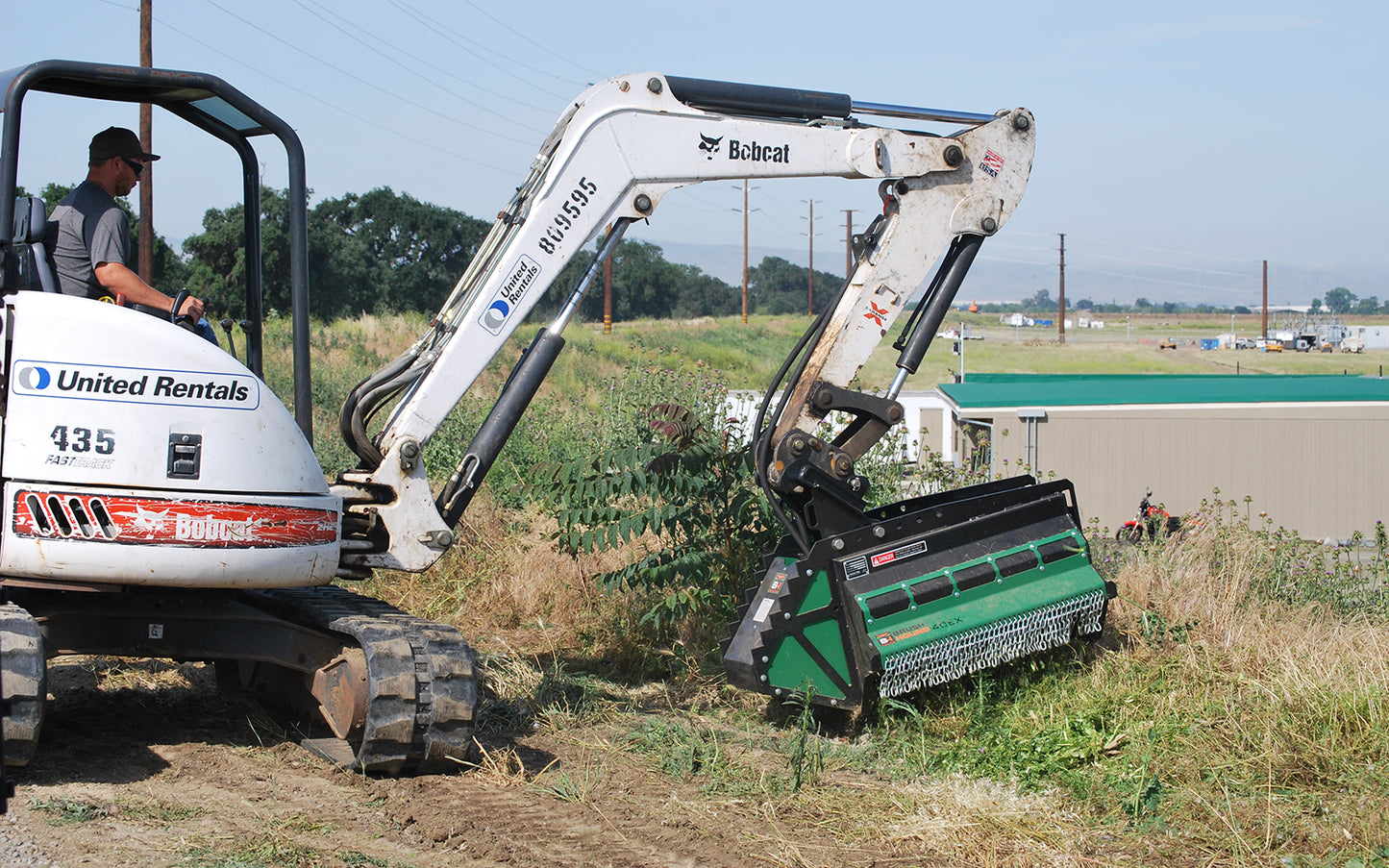 Brush-Hound Hammer-Head Flail Mower Shredder | Model 40EX | Cutting Width 40" inches | For Excavator