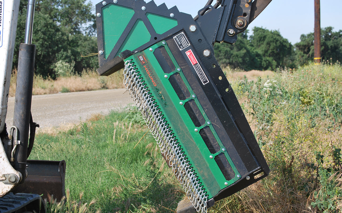 Brush-Hound Hammer-Head Flail Mower Shredder | Model 40EX | Cutting Width 40" inches | For Excavator