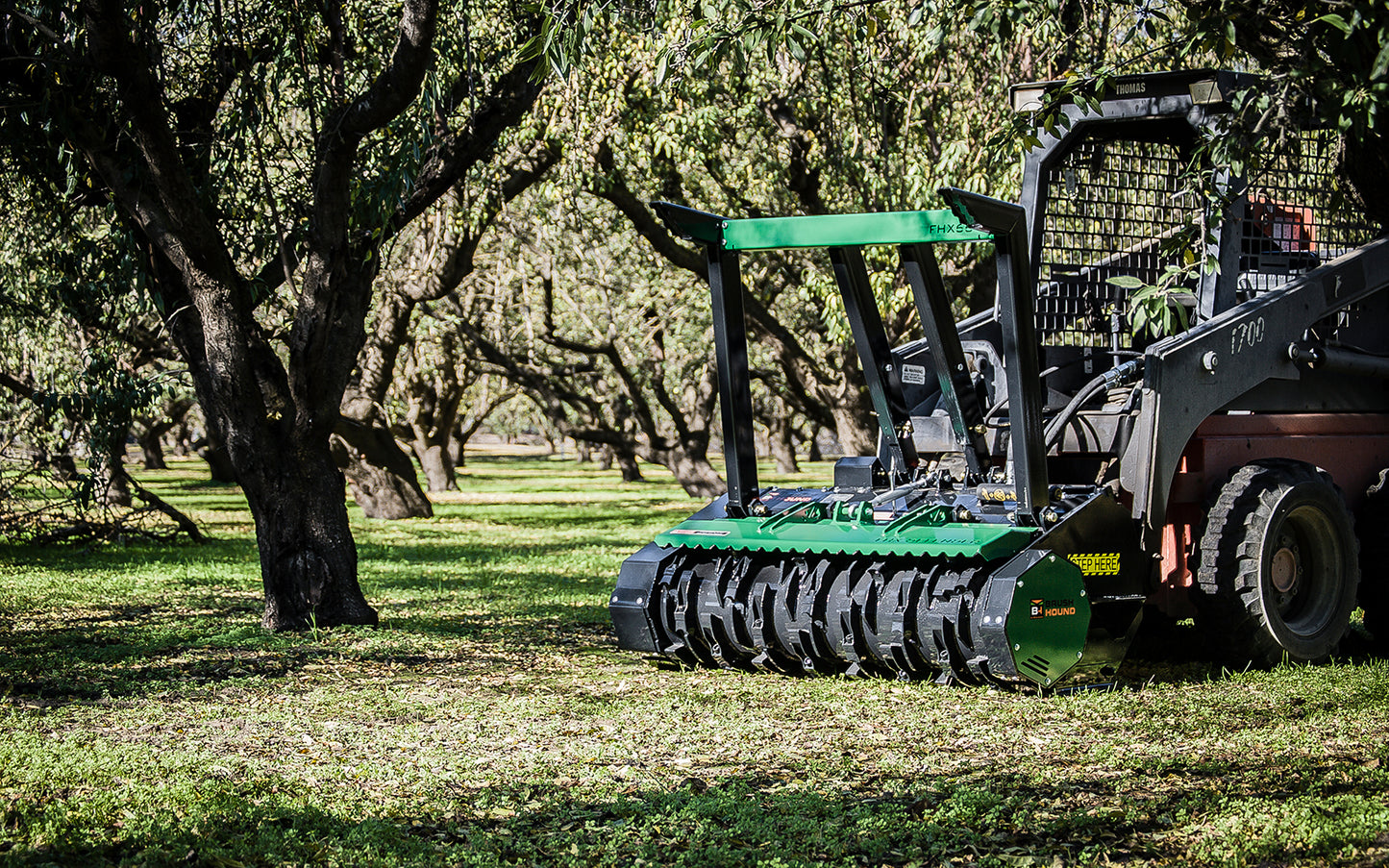 Brush-Hound Defender Forestry Mulcher | FHX Series | Overall Width 66" & 86" inches | For Skid Steer