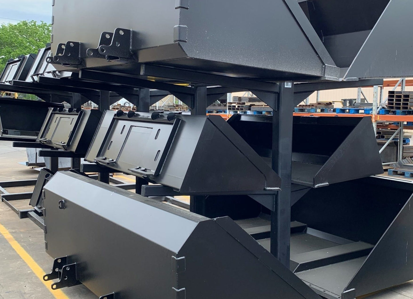 Star Industries Bucket Racks | Single & Double Side | Capacity 1200 lbs | For Forklifts & Skid Steers