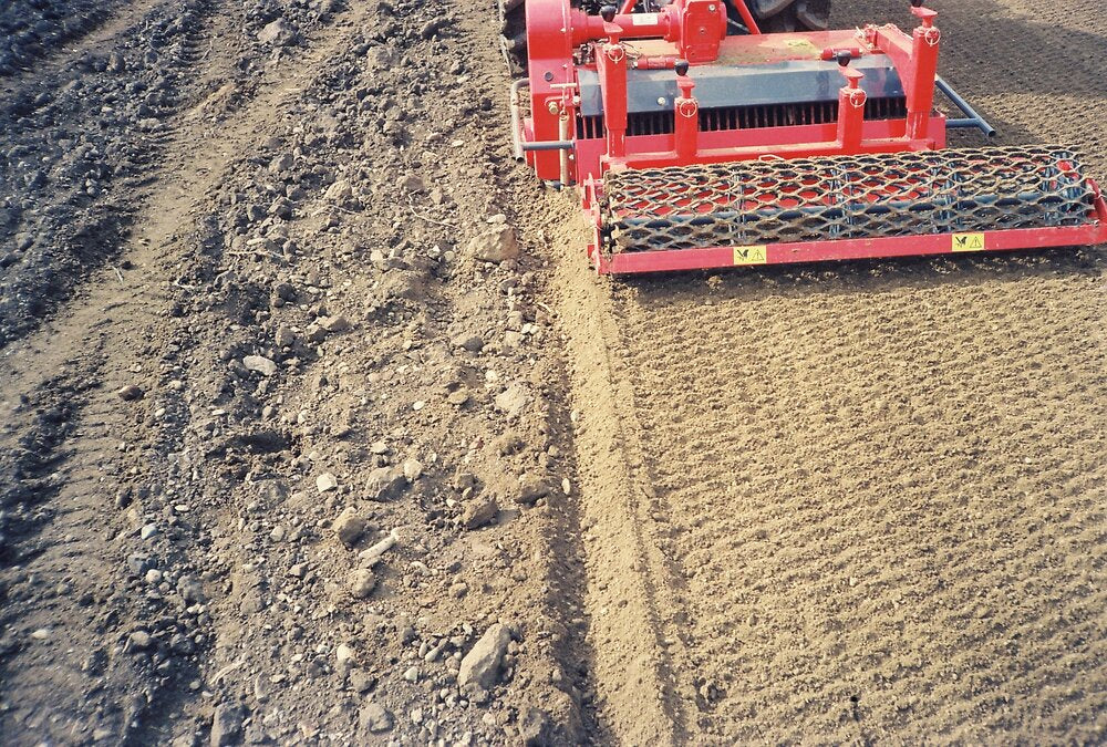 Rotadairon Stone Burier W/ Mesh Rollers & Hydraulic Offset | RDL Series | Working Width 59", 70", 78" & 98" | Horsepower 45-90 HP | For Tractors