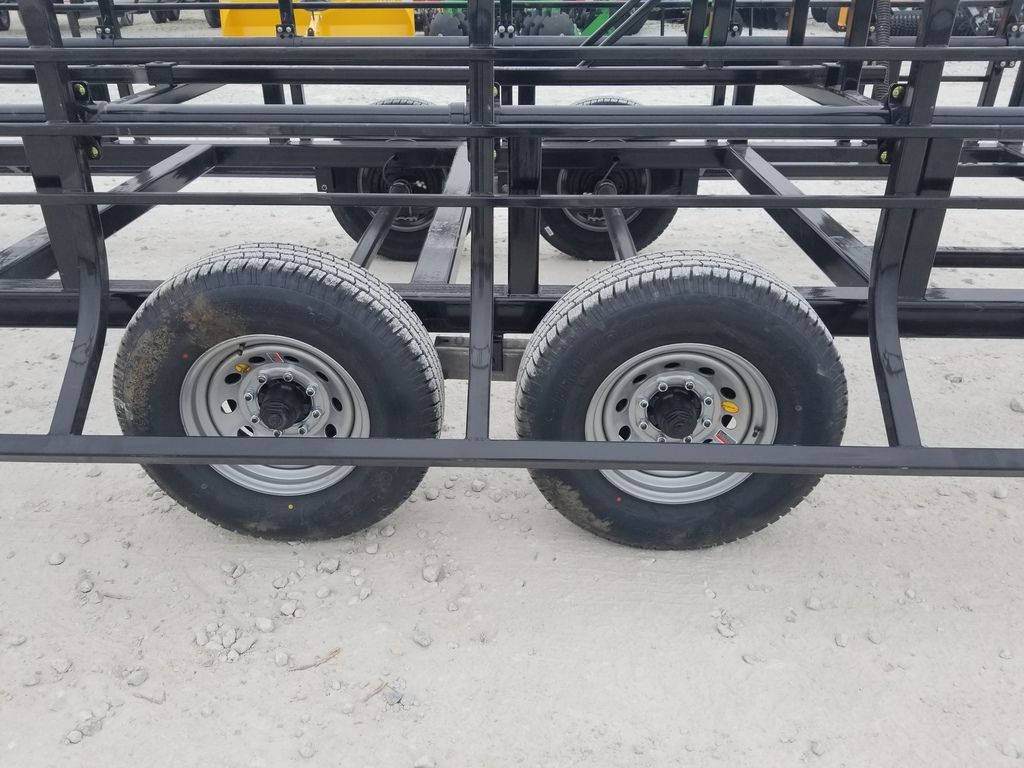 2024 Industrias America Double Dump Hay Trailer 12X4 | Cradle Length 24' | Pull Type