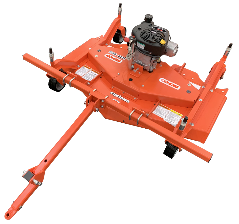 Befco Cyclone Grooming Mower Model C30-CE5H | 60" Working Width | Hp Briggs & Stratton Motor For Lawn Tractor