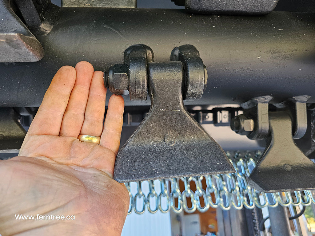 Ferntree Heavy Duty Excavator Flail Mulcher | Model C43 | Mulching up to 4” material | For 5-12 Ton Excavators