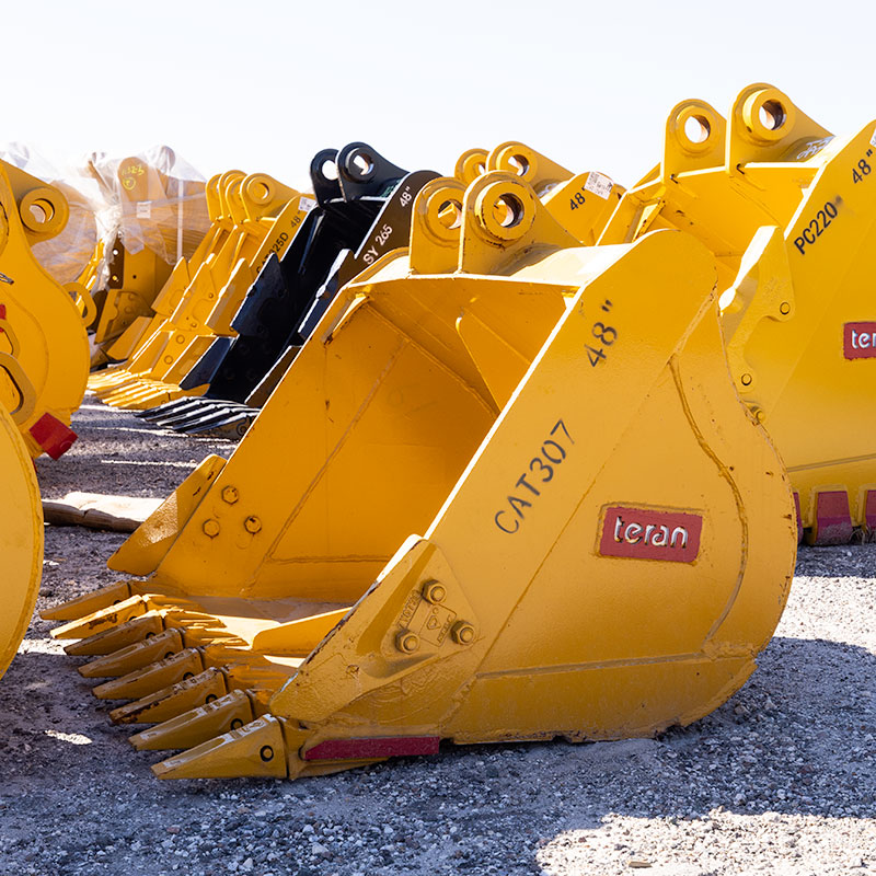 Teran Heavy-Duty Excavator Bucket | Model BKT-307 | Digging Width 12" to 48" Inch | Capacity 0.10 To 0.52 Cubic Meters | For Excavator