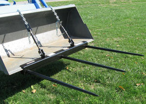 Worksaver | Front Loader Bale Spear | Model 830185 To 834160 | Spear Length 42" | Lift Capacity 2,000 To 6,000 lbs | Horsepower 20 To 60 HP | For Tractors