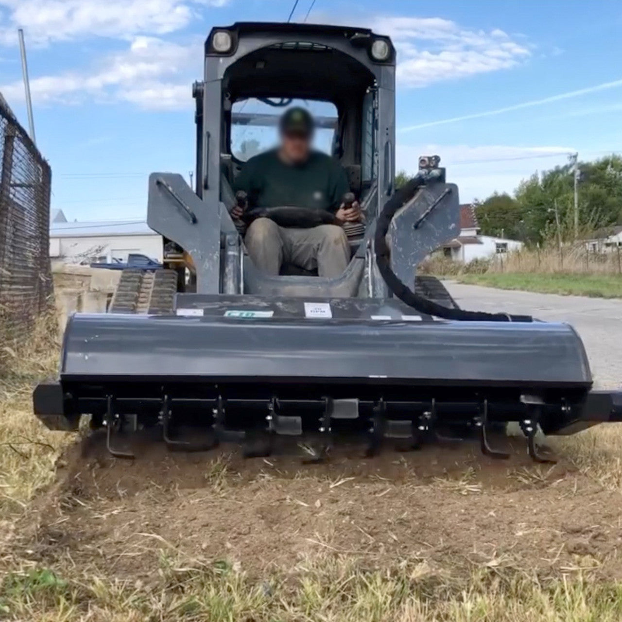 CID 72" & 84" X-Treme Rotary Tiller With Replaceable Tines For Skid Steer