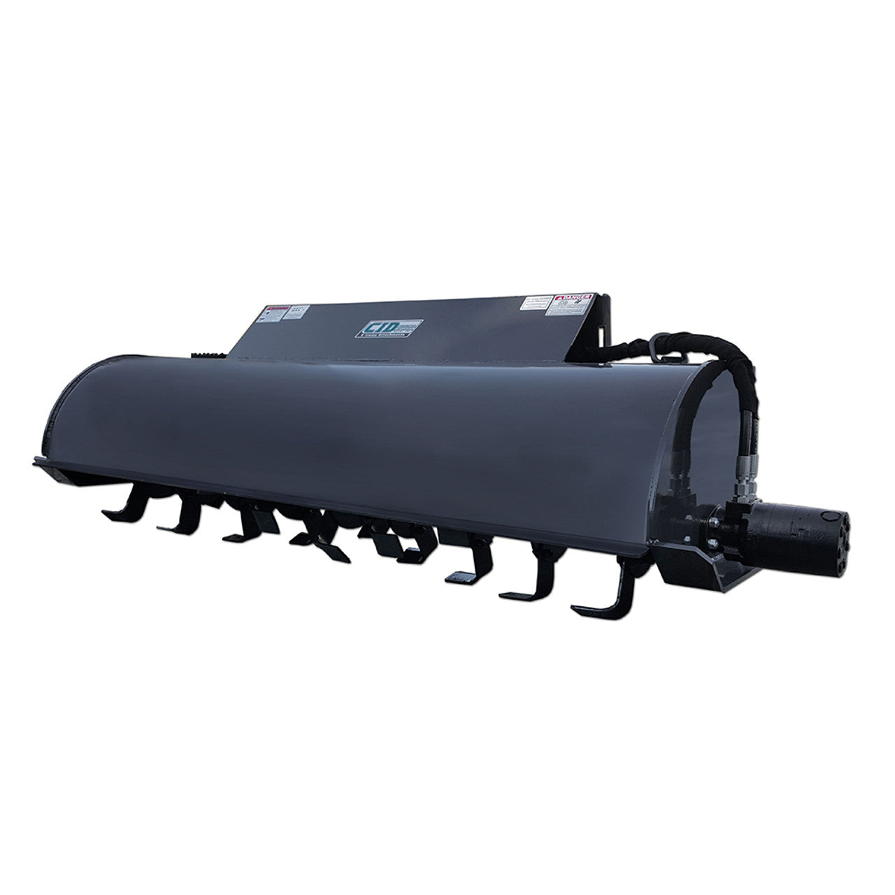 CID 72" & 84" X-Treme Rotary Tiller With Replaceable Tines For Skid Steer