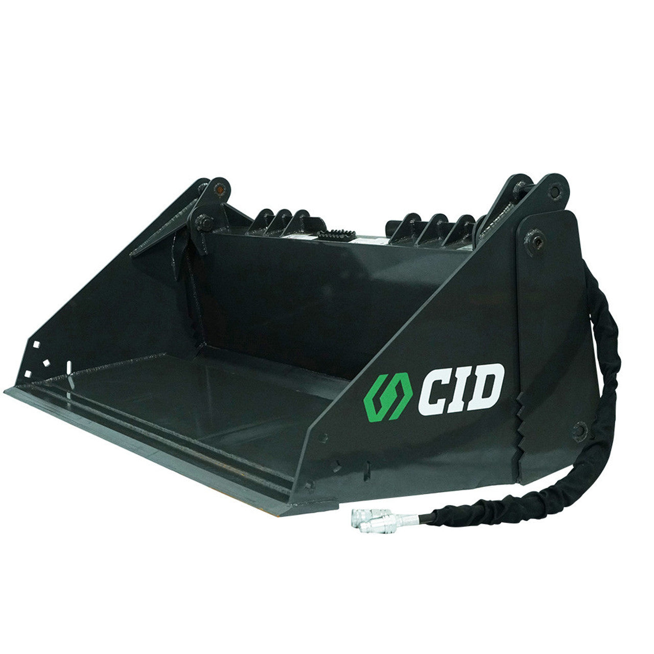 CID Heavy Duty 4 -IN-1 Bucket & X-Treme Rotary Tiller Attachment | Bucket Width 63", 66" & 72" inches | Tiller Width 72" & 84" inches | For Skid Steer