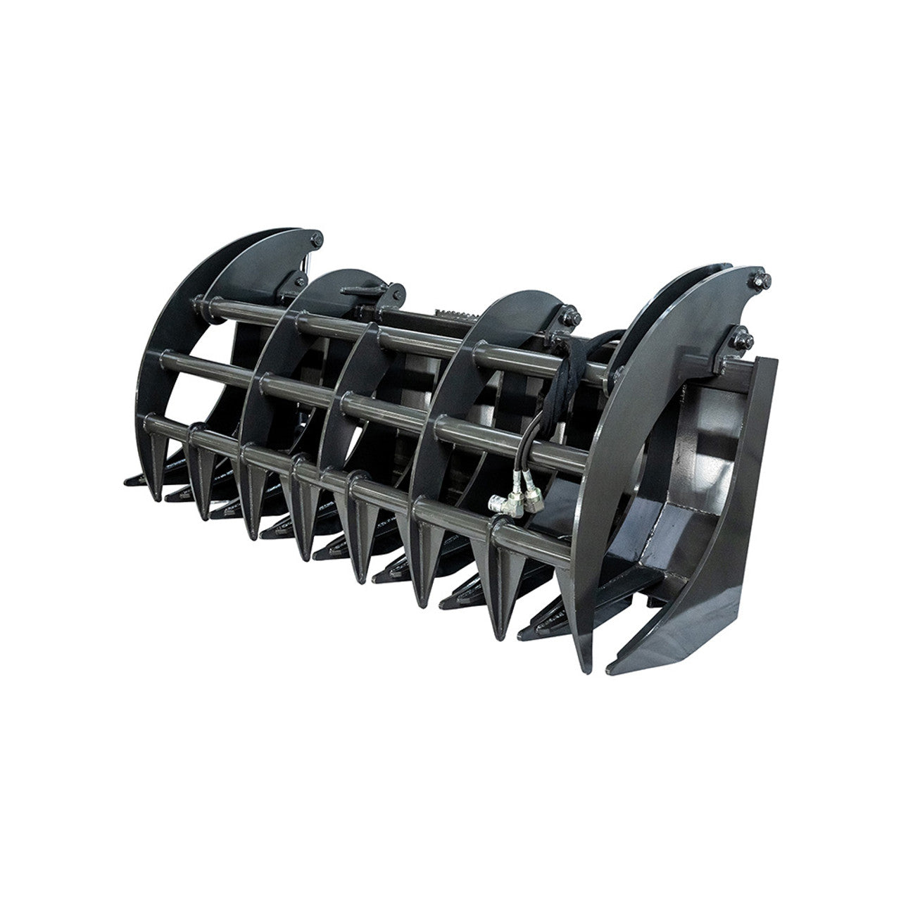 CID Heavy Duty Grapple Rake | Width 63" To 96" inches | Horsepower Range 45-65 HP | For Skid Steer