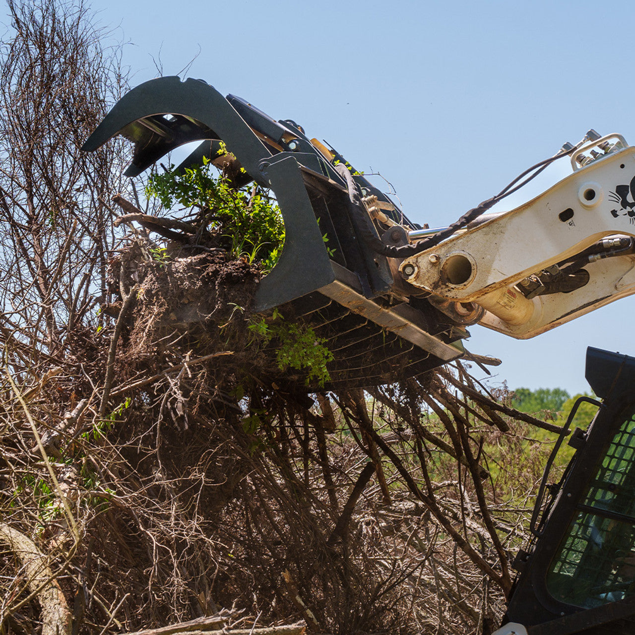 CID Severe Duty Root Grapple Attachment | Width 72" and 84" inches | Horsepower 80+ HP | For Skid Steer
