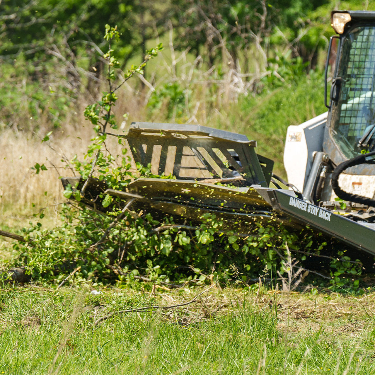 CID X-Treme Tree Reaper Brush Cutter | Width 60", 72" & 78" inches | Flow Range 16-27 GPM | For Skid Steer