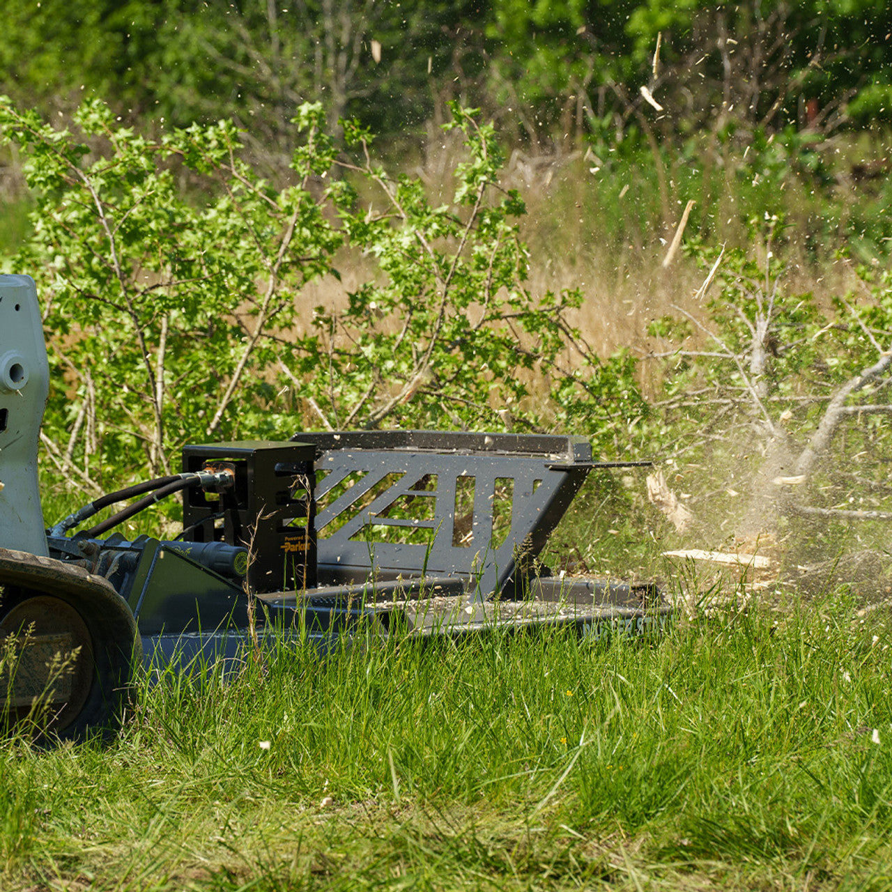 CID X-Treme Tree Reaper Brush Cutter | Width 60", 72" & 78" inches | Flow Range 16-27 GPM | For Skid Steer