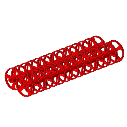 TOSCANO | Heavy Type Folding Spring Cultivator | Model 4000, 5000, 6000 & 7000 | Work Width 13.29 to 22.14 Feet | HorsePower 100-300 HP | For Tractor