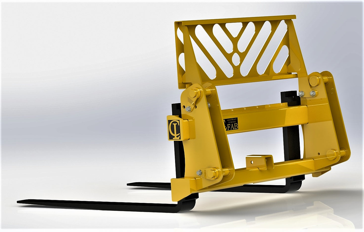 CL Fabrication EZ-Pallet Forks | Width 45" To 84" inches | Horsepower 50 To 100+ HP | For Tractor