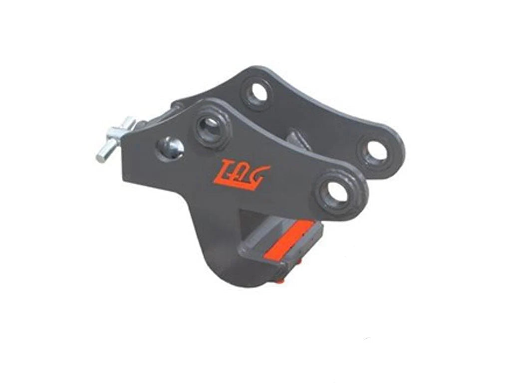 TAG Quick Coupler | Manual Hook 1.75" Pin | Manual & Adjust-A-Hook Options | 6–8 Ton | For Excavators & Backhoe Loaders