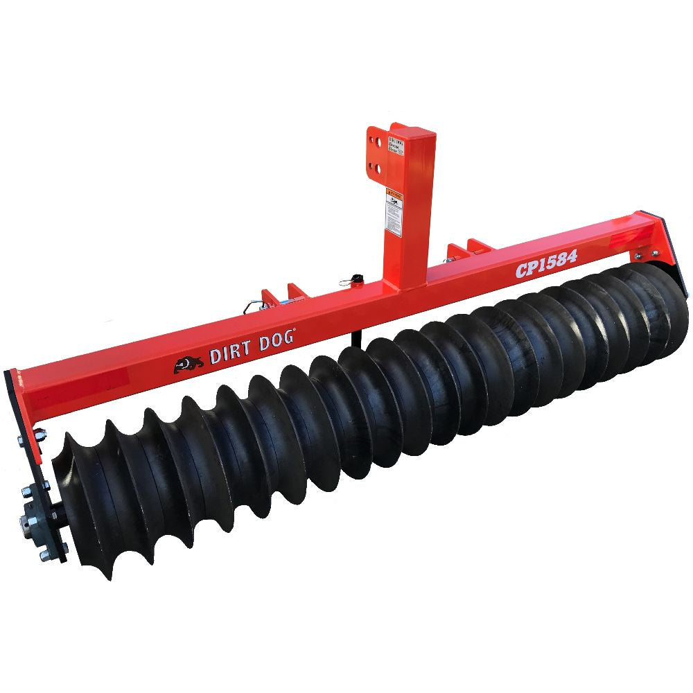 Dirt Dog 3 Point Cultipacker | Model CP–16 Series | Working Width 60", 72", 84" & 96" inches | Horsepower 35-75 HP | For Tractor