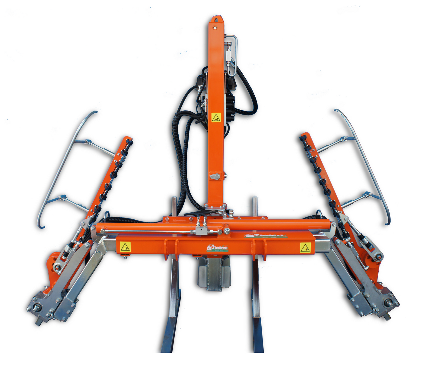 Rinieri Double-Side Orchard Pruning Machine CRB 2 Blades | 100-120-150 Models for Skirting | 39"-47"-59" Cutting Width for Tractor