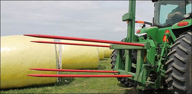 Durabilt Cotton Module Spear with (4) 8' Tines Less Loader Mount | Model CS-2012 | 1072 lbs | For Tractor
