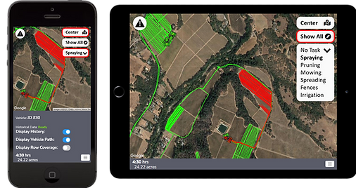 Intelliculture Equipment Tracking Systems Cabview Portal