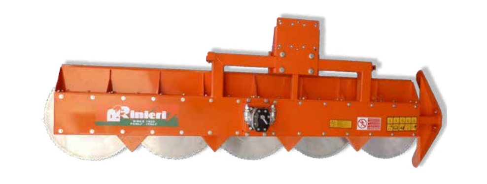 Rinieri Orchard Pruner w/ Discs | ORSX Series | Working Width 69" To 89" inches | Horsepower 70-100 HP | For Tractors