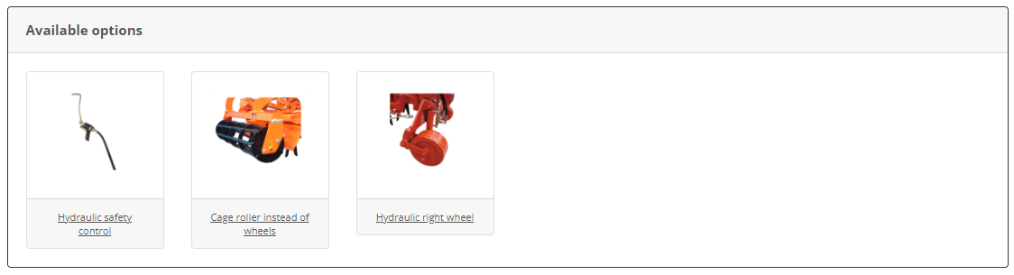 Rinieri Heavy Duty Rotary Harrow | EP Series | Working Width 39" To 79" inches | Horsepower 40-70 HP | For Tractors