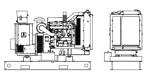 Taylor Power System Standby-Diesel Generators | Model TD-100 | Horsepower 149 HP | Power Output 100kW (125kVA) | Open & Enclosed Unit