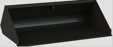 Martatch | Smooth Bucket | Model MLBR-A Series | Width 60" To 96" | Horsepower 60 To 90 HP | For Tractors