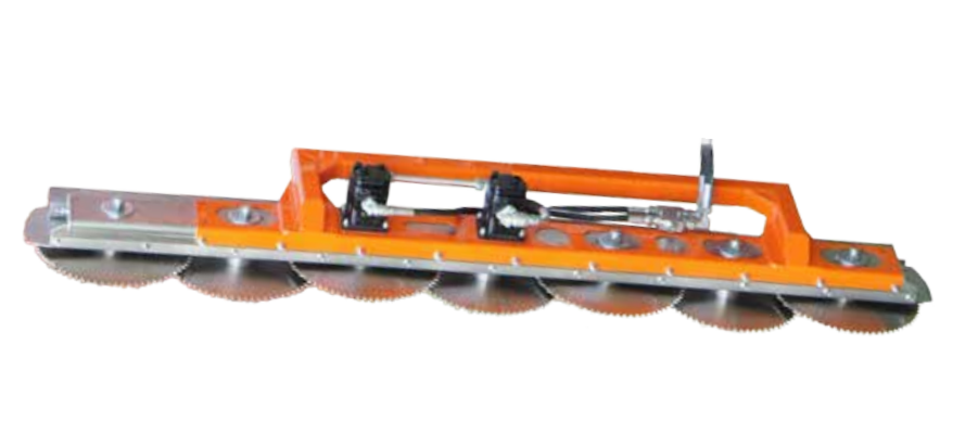 Rinieri Pruning Cutting Bar for CRF and ORS | 79"-134" Cutting Bar with SCH Blades for Tractor