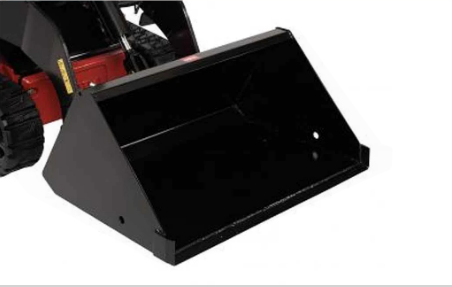 Paladin 36", 42" & 48” Smooth Bucket (4 ft³) Universal Hitch | Hydraulic Flow Range 8–12 GPM | For Mini Skid Steers