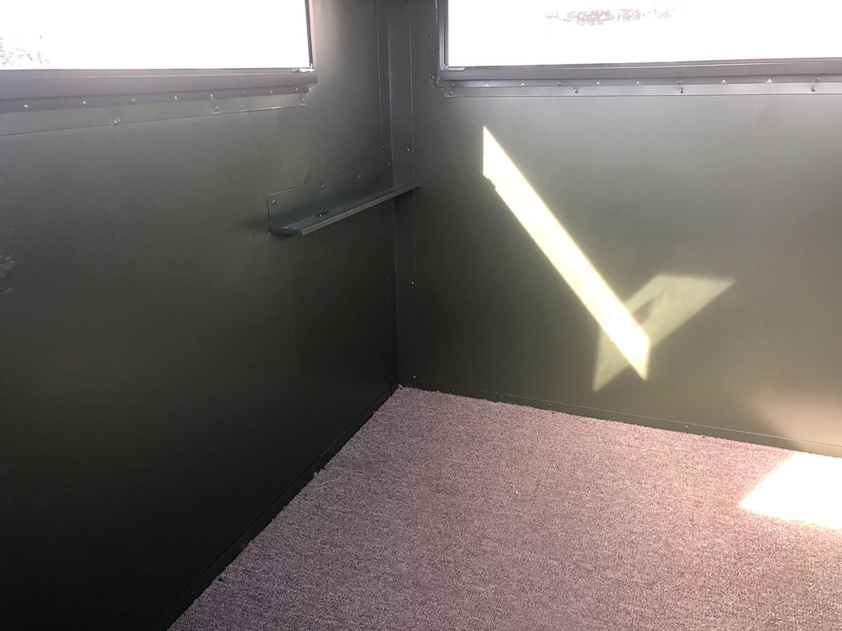 AWS Blind | Insulated Hunting Blind | Model 5x9 Ground Blind | Height Up to 20' | Width 60" x 84" | Stationary Setup | For Deer Hunters & Wildlife Enthusiasts