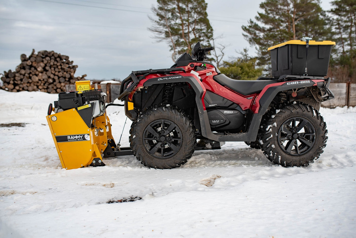 Rammy 48", 55" & 61" ATV Snowblower 120/140/155 Professional Series SERIES 420CC Engine | For ATV