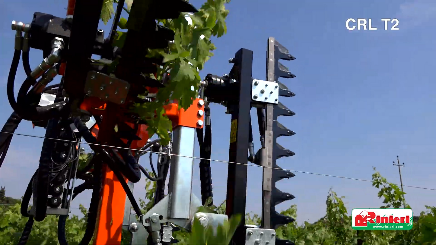 Rinieri Double Sickle Bar Pruning Machine | CRL Tower 2-I Series | Cutting Width 59"-83" inches | Horsepower 50-70 HP | For Tractors