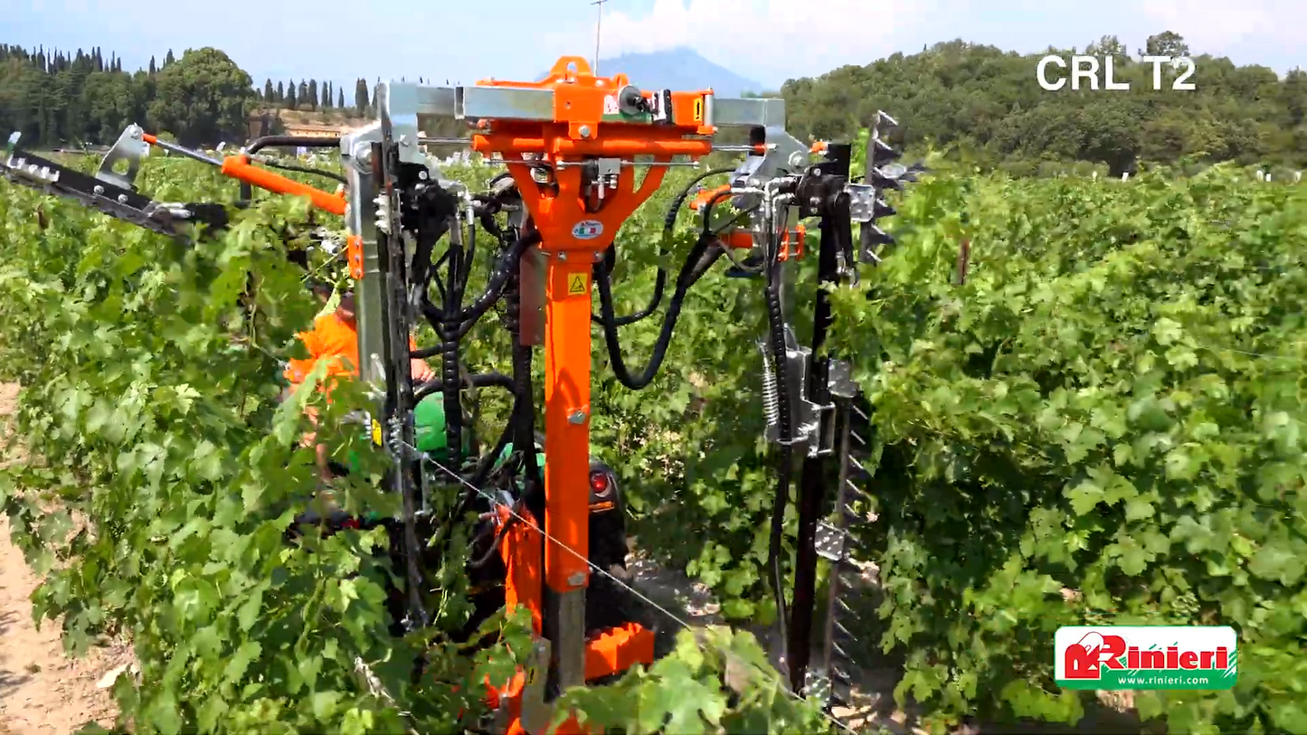 Rinieri Double Sickle Bar Pruning Machine | CRL Tower 2-I Series | Cutting Width 59"-83" inches | Horsepower 50-70 HP | For Tractors