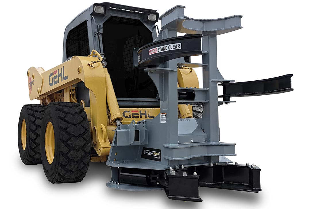 Baumalight Tree Shear With Buncher | Model ISH/ISR Series | 10"-12" Tree Size | For Skid Steer