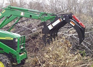 Worksaver | Front Loader Grapple Rake | Model 811380, 811400 & 811460 | 62" to 77" Width | Horsepower 30-65 HP | For Tractors