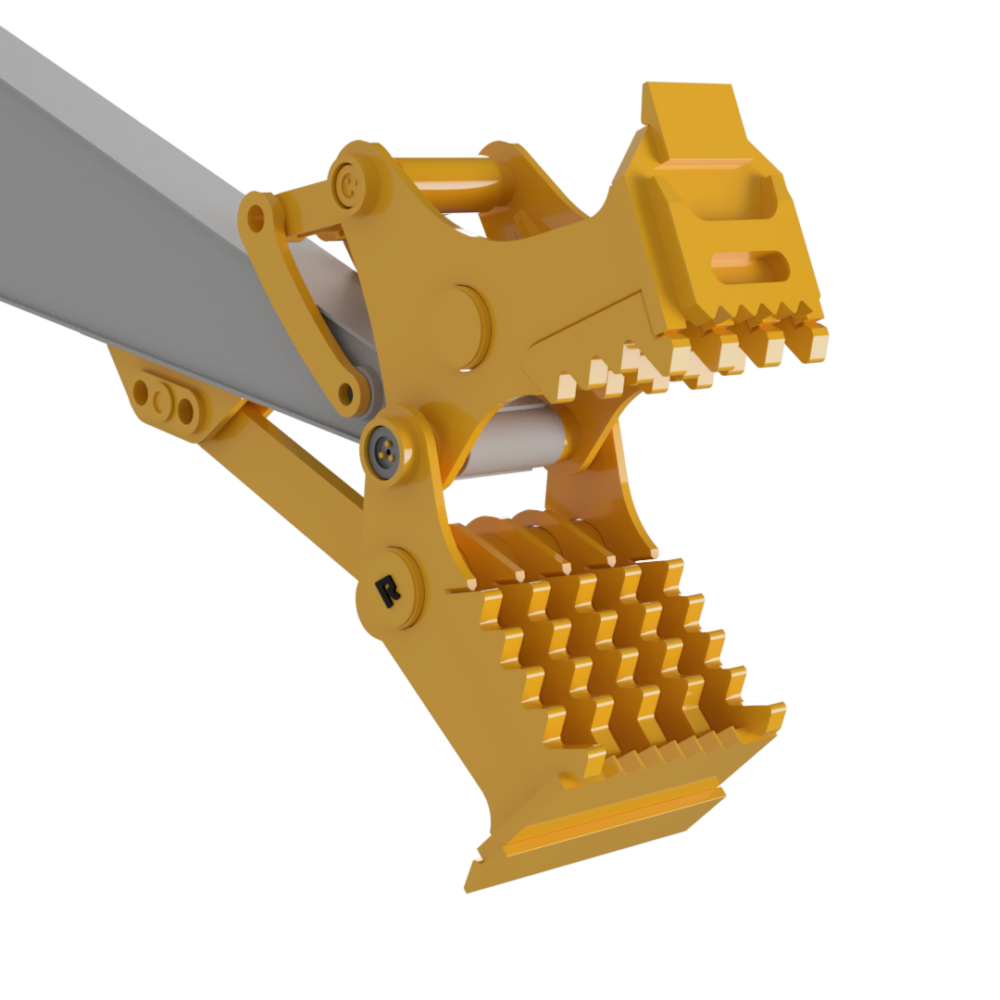 Rockland Concrete Pulverizer with Pinch Plates for Excavator