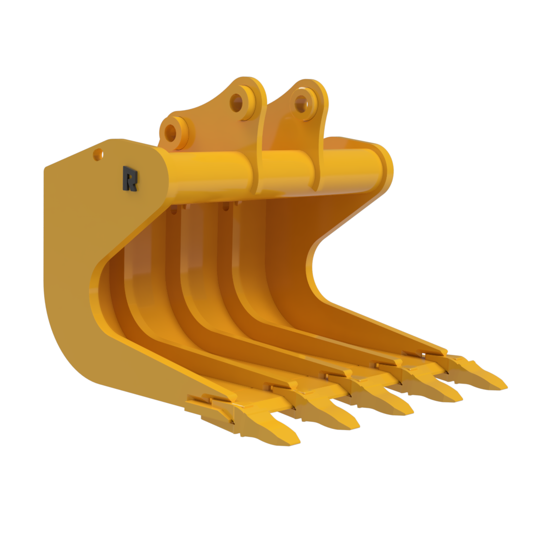 Rockland Concrete Slab Bucket | Reduced Overall Weight | Task-Oriented Design | For Excavators