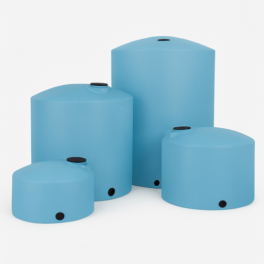 Norwesco 5000 Gallon Plastic Vertical Liquid Storage Tank