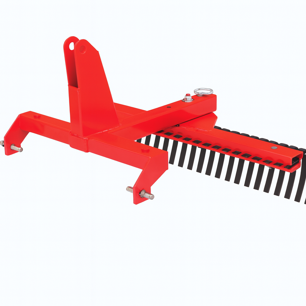 Sundown Landscape Rake | Model LR100-48 & LR100-60 | 48" To 60" Width | 24 HP | For Sub-Compact Tractors