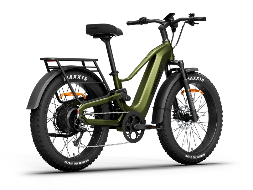 Himiway | Electric Bike | Model D5 2.0 | High-Step & Step-Thru | 750W Hub Motor | 26 x 4.0” Fat Tires | 65 Mile Range | 400 lb Payload | 90Nm Torque | For Commuting, Trail Riding & All-Terrain Adventure