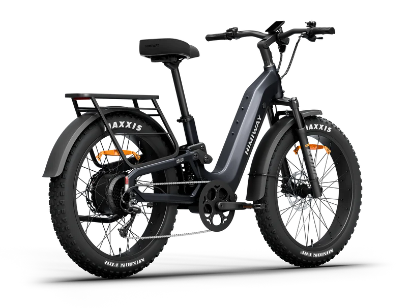 Himiway | Electric Bike | Model D5 2.0 ST (Step-Thru) | 750W Hub Motor | 26 x 4.0” Fat Tires | 65 Mile Range | 400 lb Payload | 90Nm Torque | For Urban Commuting & All-Terrain Adventure