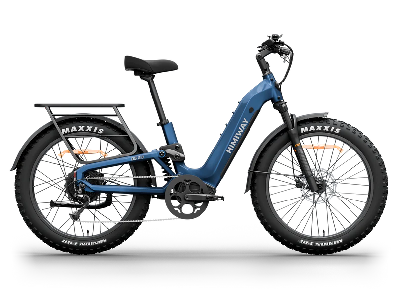 Himiway | Electric Bike | Model D5 2.0 ST (Step-Thru) | 750W Hub Motor | 26 x 4.0” Fat Tires | 65 Mile Range | 400 lb Payload | 90Nm Torque | For Urban Commuting & All-Terrain Adventure