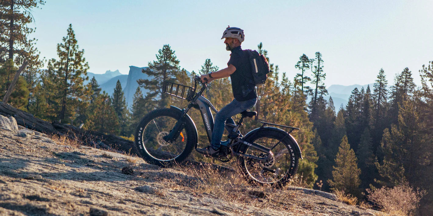 Himiway | Electric Bike | Model D5 2.0 | High-Step & Step-Thru | 750W Hub Motor | 26 x 4.0” Fat Tires | 65 Mile Range | 400 lb Payload | 90Nm Torque | For Commuting, Trail Riding & All-Terrain Adventure