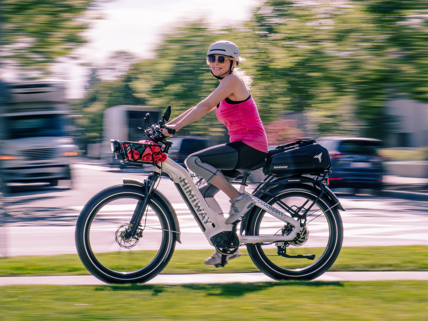 Himiway D5 (Zebra) | High Step | Premium All-terrain Electric Fat Bike