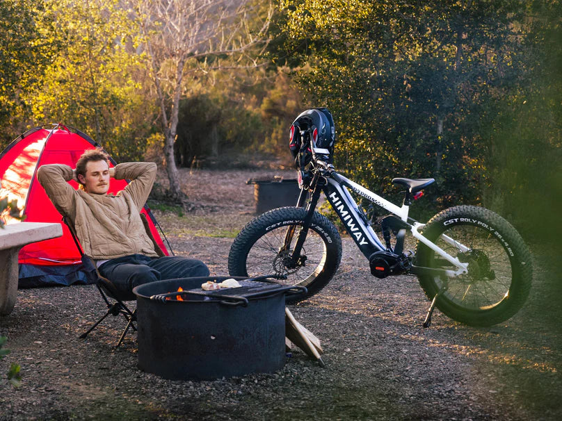 Himiway | Electric Bike | Model D7 Pro Mountain | 1000 W Mid-Drive Motor (1.34 HP) | 26 x 4.0” Fat Tires | 60 To 80 Mile Range | 400 lb Payload | 160 Nm Torque | For Extreme Trail & Backcountry Riding
