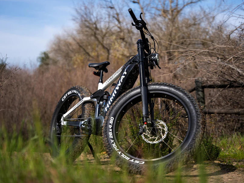 Himiway | Electric Bike | Model D7 Pro Mountain | 1000 W Mid-Drive Motor (1.34 HP) | 26 x 4.0” Fat Tires | 60 To 80 Mile Range | 400 lb Payload | 160 Nm Torque | For Extreme Trail & Backcountry Riding