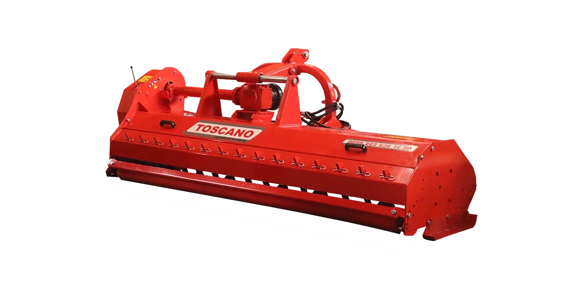 TOSCANO | Double Sided Forestry Mulcher | Model 2000 & 2400 (Pull Type) | Work Width 6.56 to 7.87 Feet | Horsepower 70-90 HP | For Tractors
