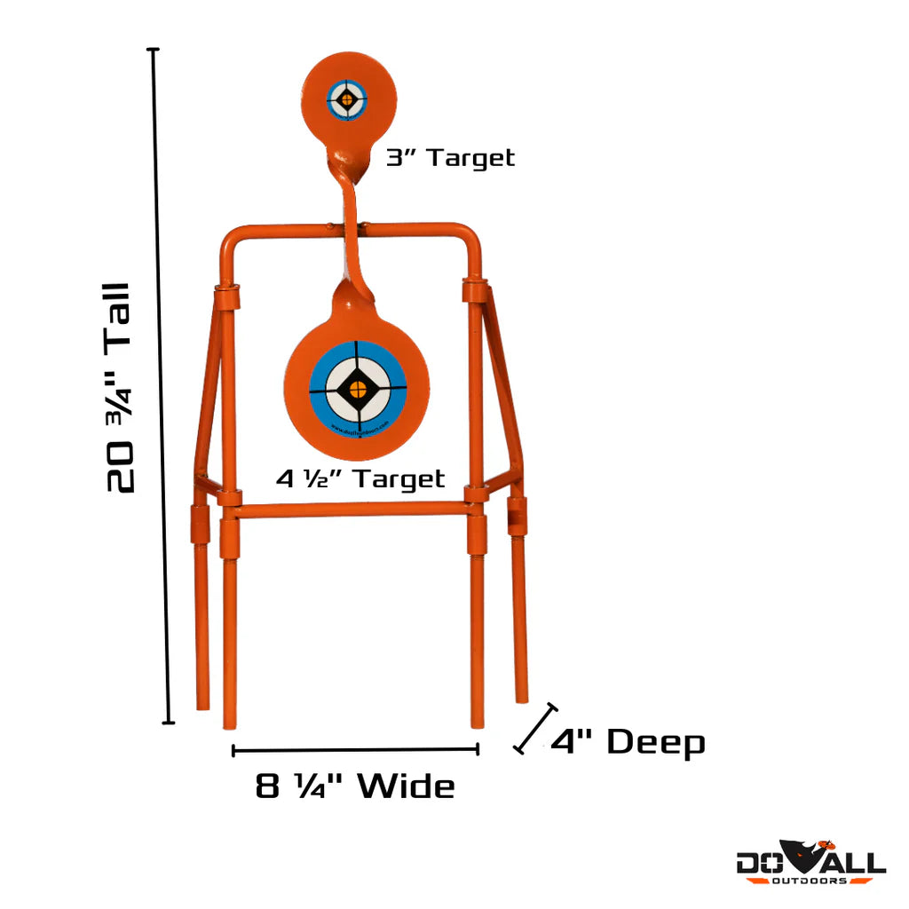 Do All Traps Double Blast High Cal Spinner | Model DBHR93 | Frame Depth 4" | Frame Width 8 ¼"